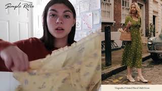 2022 Aw Review With Drinkwater Magnolia Printed Floral Midi Dress