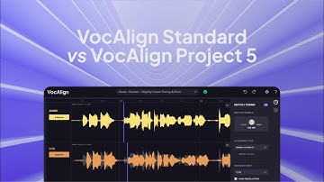 VocAlign 6 Standard vs. VocAlign Project 5 | Faster, smarter vocal alignment