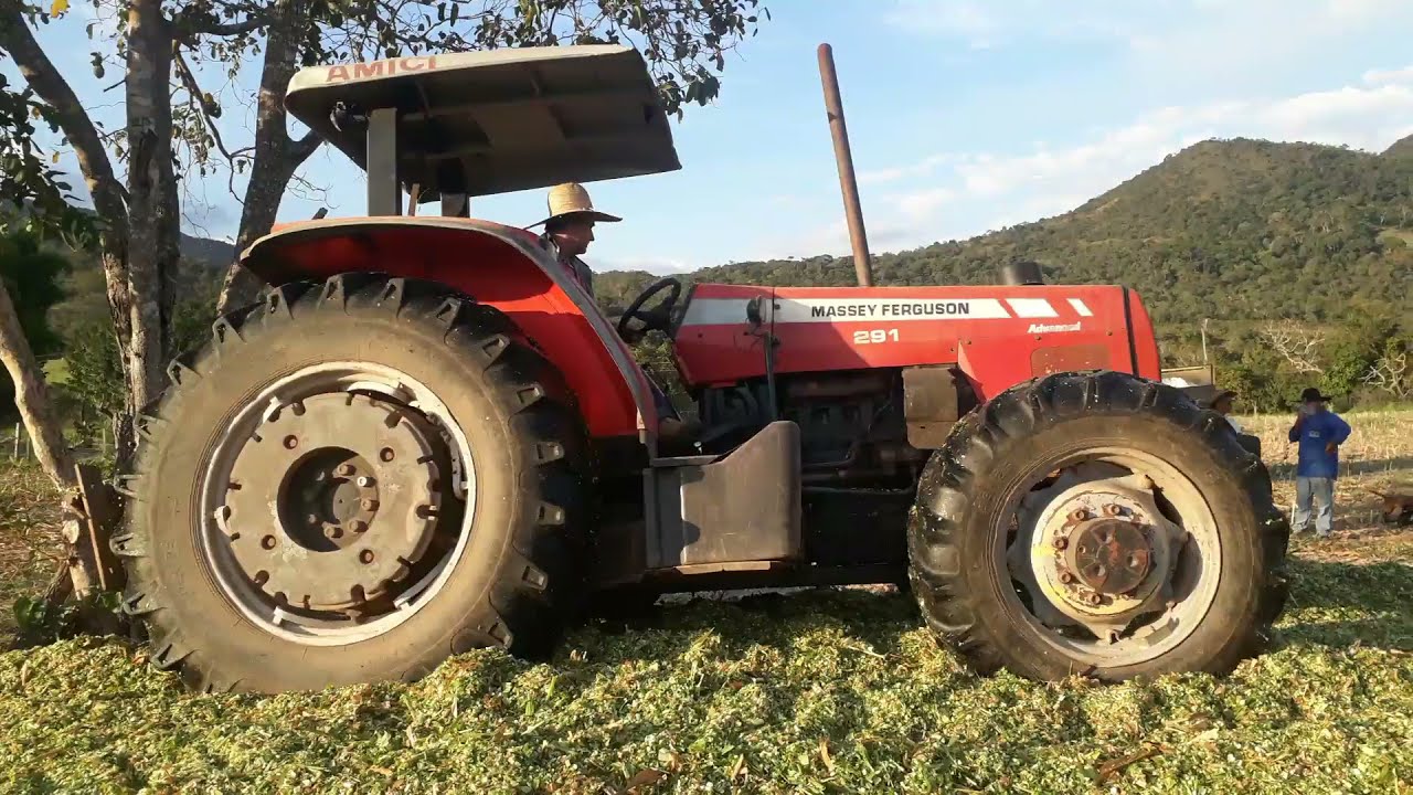 Silagem de milho 2021, (safrinha) com MF 292 turbo, JF C120 e MF 291 advanced turbo