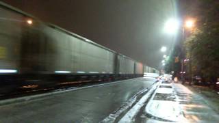 CSXT U306-21 130 coal cars AC6000CW leader Fayetteville NC