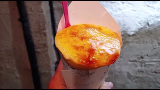 크림 크레페 브륄레 / 꽃보다 크레페,숙대입구역 /Cream Crepes Brulee / Korean Street Food