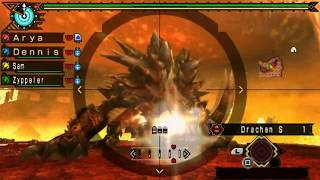 Mhp3 Hr6 Akantor Vs 4 Players Ta 14993