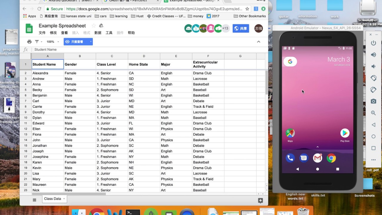 Read Google Sheet Data On Android Studio Tutorial-Part1