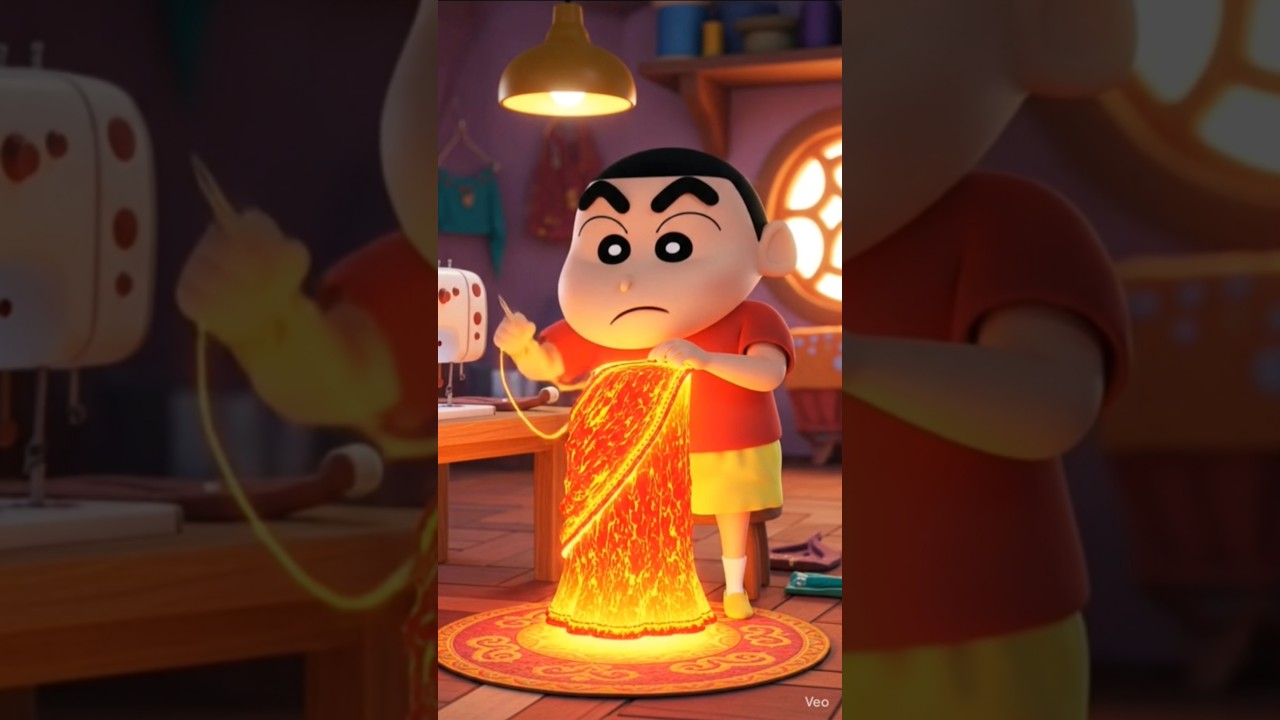 Shinchan ने बनाई आग की साड़ी 😱 | Emotional Short story 