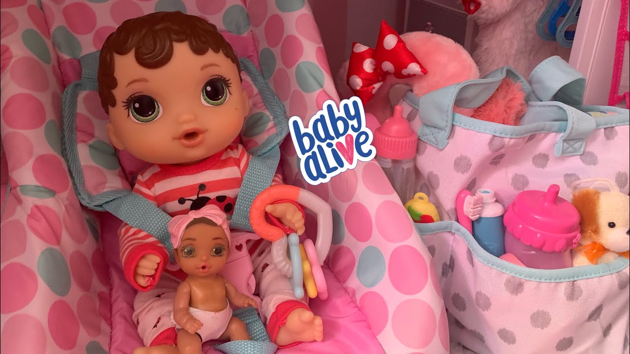 Packing Baby Alive Diaper bag and Suitcase for Sleepover YouTube