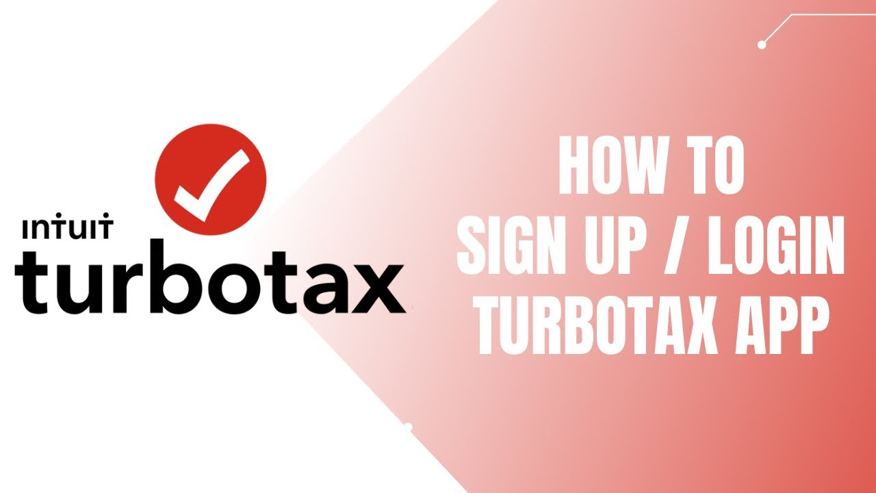 How to Login to TurboTax Account Sign In TurboTax App YouTube