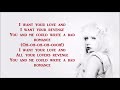 Lady Gaga - Bad Romance [Lyrics]