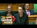 New Zealand shooting: PM Ardern vows to deny gunman notoriety in impassioned speech to parliament