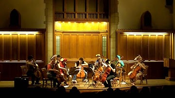 Low Strung play "Folsom Prison Blues" (w/ 11 cellos)