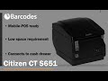 Citizen CT-S651II Receipt Printer