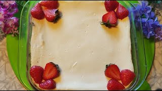 Super KITCHEN! Without flour. Cottage cheese with strawberries. A simple cooking video recipe.