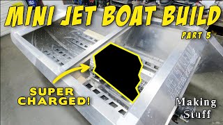 Installing the Supercharged Yamaha Engine  Mini Jet Boat Build Part 5