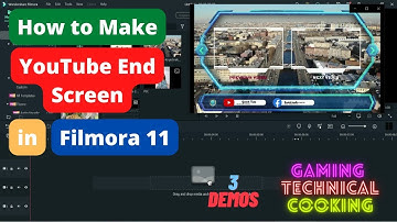 How to Make YouTube End Screen in Filmora 11 | 3 Demos