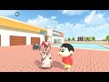 Kamla kidnapped Shinchen in Indian theft auto simulator