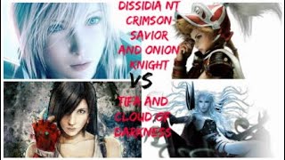 Dissidia NT Lightning 2v2 custom match