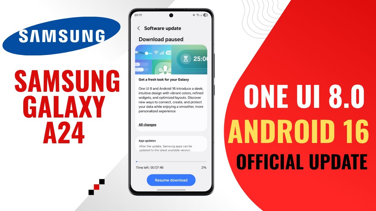 How to Update Samsung Galaxy A24 to One UI 8 – Step by Step Guide for Beginners!