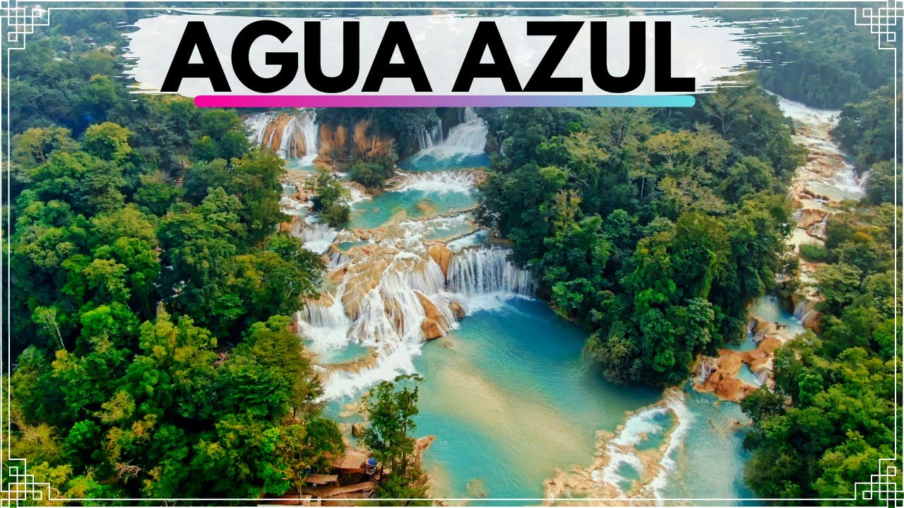 CONOCE las CASCADAS DE AGUA AZUL 2021 !! YouTube