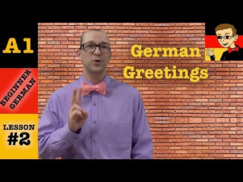 German Greetings - Beginner German with Herr Antrim Lesson #2