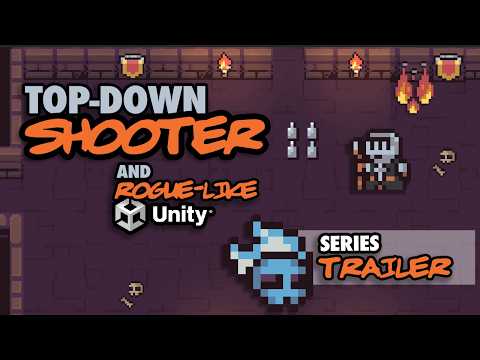 Trailer: Let's Make A Top-down Shooter in Unity! | New Series!