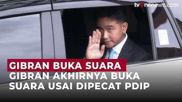 Gibran Buka Suara usai Dipecat PDIP: Saya Fokus Bantu Pak Prabowo! | OneNews Update