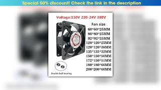 Limited New 8 9 11 12Cm 15Cm Industrial Cooling Fan 110V 220V 380V Double Ball Bearing Electric Wel