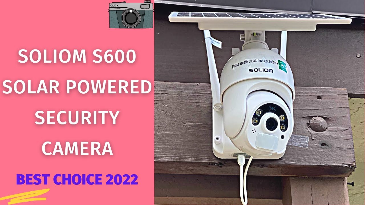 SOLIOM S600 3G/4G LTE Outdoor Solar Powered Cellular Security Camera ...