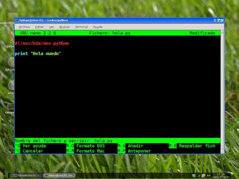 hola mundo en python v1