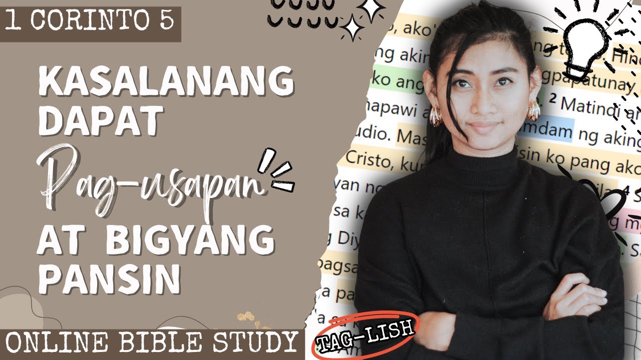 1 CORINTO 5: Kasalanang dapat Pag-usapan  at bigyang pansin