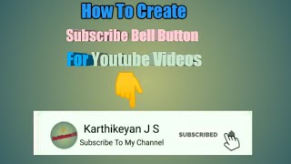 Weather How To Create Subscribe Bell Button  For Youtube Videos ( Tamil) Station Image