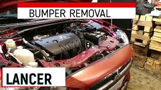 2007 Mitsubishi Lancer Front Bumper Replacement