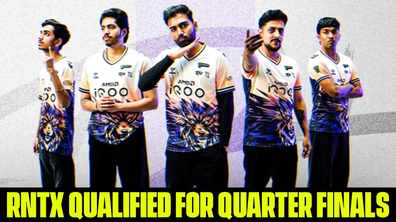 RNTX Qualified for BGIS 2026 Quarter Finals | BGMI Live Gameplay - YouTube