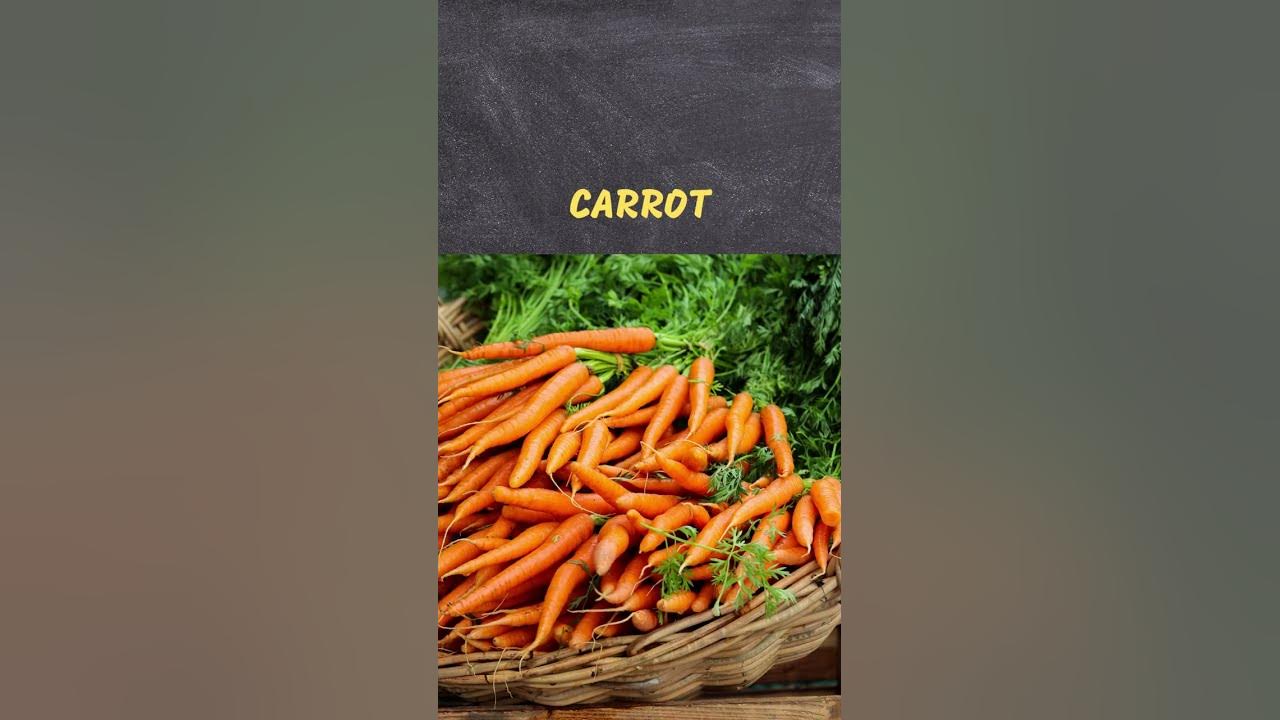 ಗಜ್ಜರಿ (gajjari) = Carrot Kannada to English YouTube