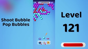 Shoot Bubble Level 121 Walkthrough | Pop Bubbles Game 🎯 | Go Answer