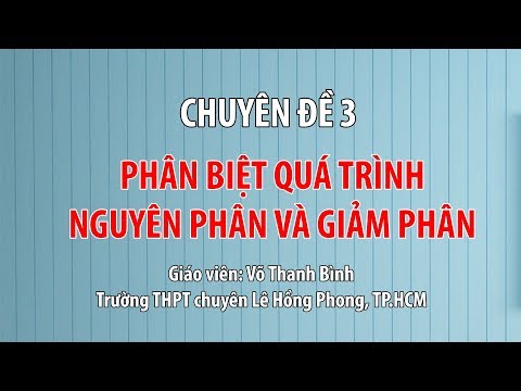 Video [ÔN THI THPT QUỐC GIA 2019] MÔN SINH HỌC: Chuyên đề 3... - YouTube