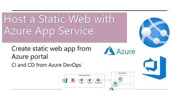 Create and Host a static HTML web app in Azure with Azure App Service | CI and CD from Azure Devops