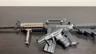 Alloy army M4A1 & Walther PPQ 1.2.05 scale