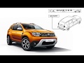 New Dacia Duster 2018 rear parking sensors installation tutorial