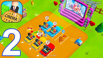 My Drive-In Cinema - Gameplay Walkthrough Part 2 Stickman Forest Drive In Car Cinema Manager Game