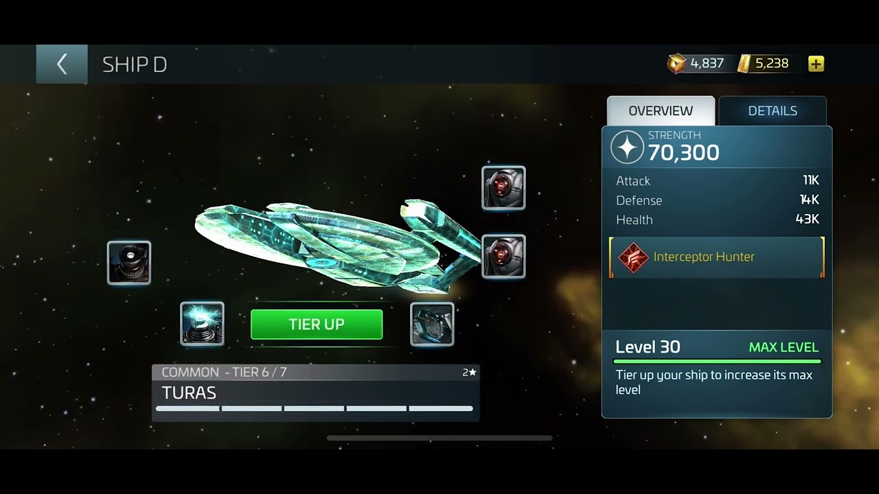 Star Trek: Fleet Command (Mobile) Officer Recruit and Ship Upgrades