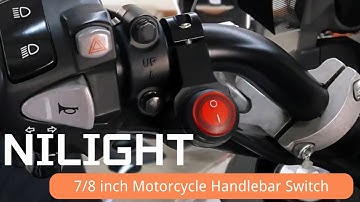 Nilight 7/8 inch Motorcycle Handlebar Switch