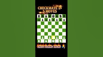 CHECKMATE IN 5 MOVES / CHESS TRAPPED TRICK { #chess #shorts #chessgame #gaming #chesscom #games }