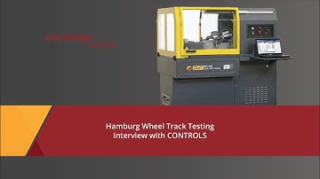 Hamburg Wheel Track Testing Interview with CONTROLS