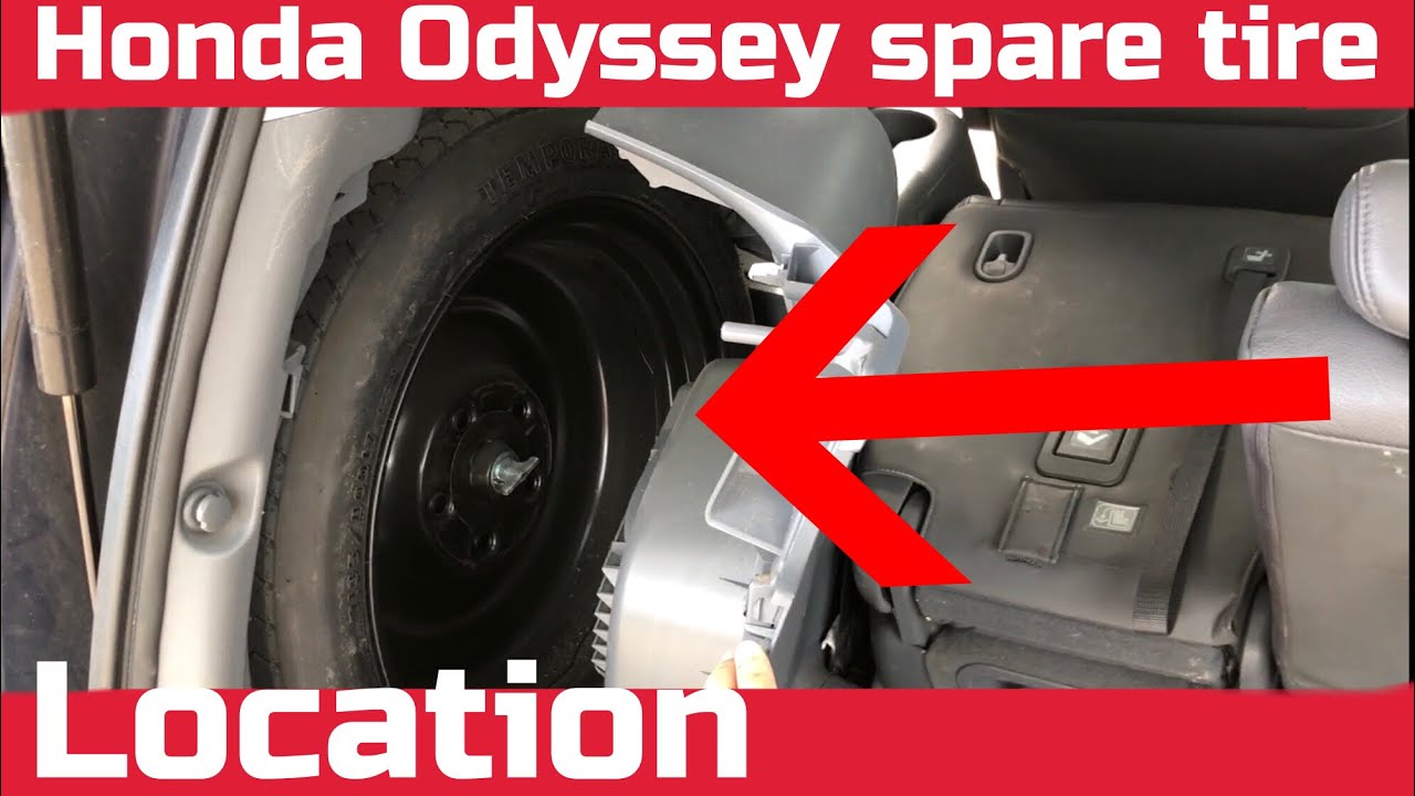 Honda odyssey Spare Tire Location - YouTube