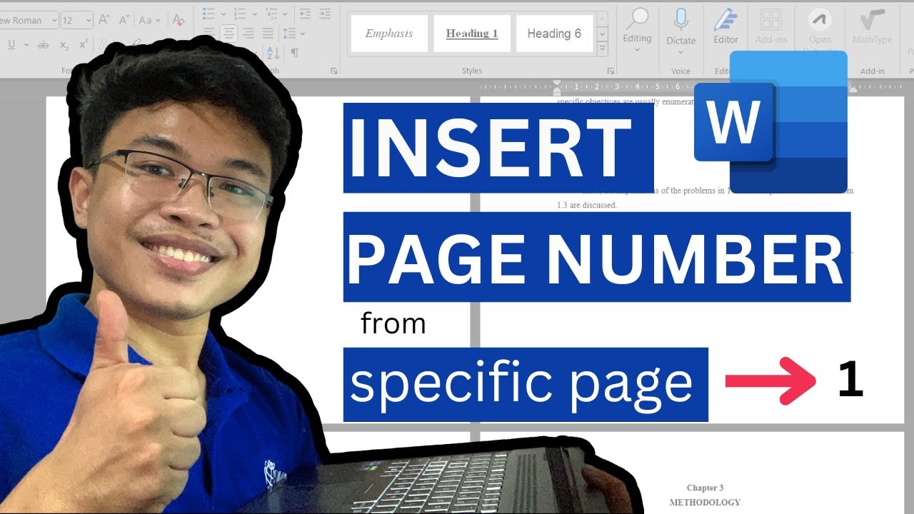START PAGE NUMBERS FROM SPECIFIC PAGE Research Paper Or Thesis Start page numbers from specific page research paper or thesis