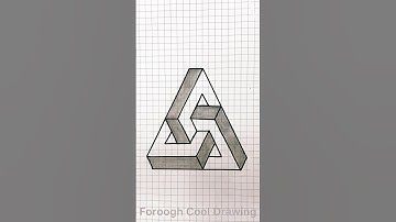 Easy 3D Geometric Patterns Drawing On Graph Paper✏️ #shorts #shortvideo #drawing #art #3d #easy