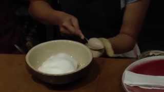 Preparation Of The Dessert Coco Beware At Room4Dessert In Ubud, Bali