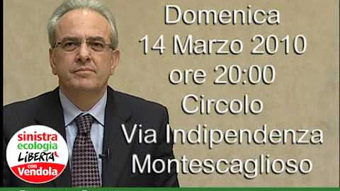 Elezioni Regionali 2010 Basilicata spot incontro c...