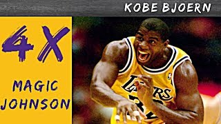 Celebrity Die 4 Stufen des Magic Johnson - Kobe Bjoern Wealth