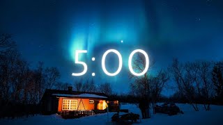 5 min Winter Timer WITH PIANO (Alarm at the end)