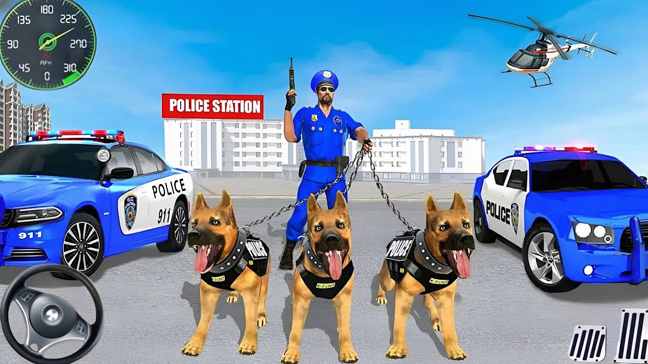 Real Police Diverging Simulator 3D City rescue..... 